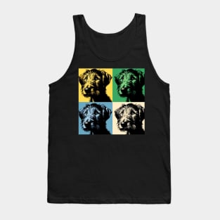 Pop Retro Irish Wolfhound Art - Cute Puppy Tank Top